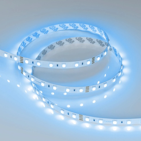 Лента светодиодная RT-B60-10mm 24V RGB (14.4 W/m, IP20, 5060, 50m) (Arlight, Открытый)