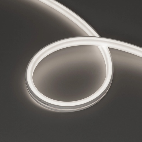Лента светодиодная герметичная MOONLIGHT-TOP-U-A156-13x12mm 24V Day5000 (11 W/m, IP67, 5m, wire x2) (Arlight, Вывод боковой, 3 года)