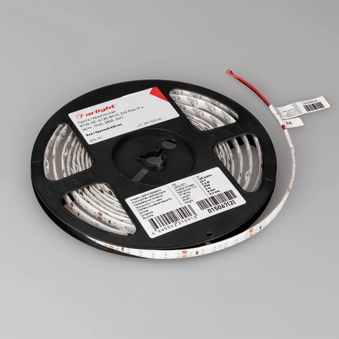 Лента светодиодная герметичная RTW-SE-A120-8mm 24V Red (9.6 W/m, IP65, 2835, 5m) (Arlight, -)