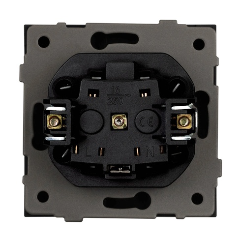 Механизм электрической розетки SCT-TENDO-MEU1-PL-BK (230V, 16A) (Arlight, -)