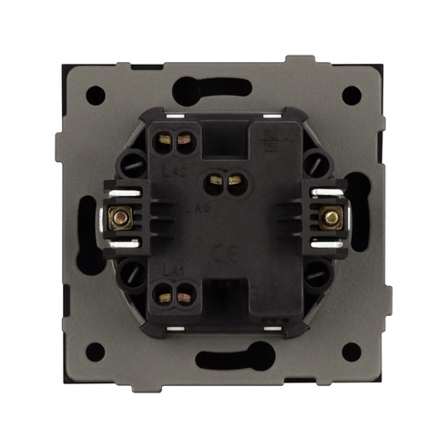 Механизм звонкового выключателя SWT-TENDO-MKR1-SFPL-BK (230V, 10A) (Arlight, -)