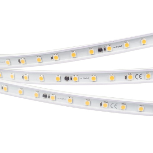 Лента светодиодная герметичная ARL-PV-B54-15.5mm 230V Warm3000 (8 W/m, IP65, 5060, 50m) (Arlight, -)