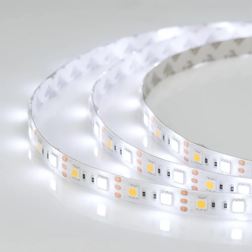 Лента светодиодная герметичная RTW-SE-B60-12mm 12V White-MIX (14.4 W/m, IP65, 5060, 5m) (Arlight, Изменяемая ЦТ)