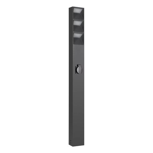 Светильник LGD-TILLIS-BOLL-SOCKET-H900-12W Warm3000 (GR, 92 deg, 230V) (Arlight, IP54 Металл, 3 года)