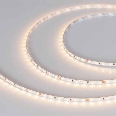 Лента светодиодная MICROLED-M120-4mm 24V Warm3000 (5.4 W/m, IP20, 2216, 5m) (Arlight, узкая)