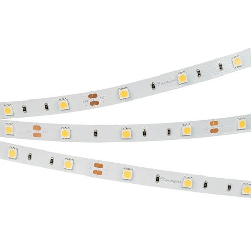 Лента светодиодная RT 2-5000 12V Day4000 (5060, 150 LED, LUX) (Arlight, 7.2 Вт/м, IP20)