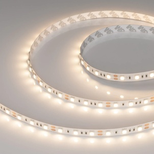 Лента светодиодная RT-B60-10mm 12V Warm3000 (14.4 W/m, IP20, 5060, 5m) (Arlight, 14.4 Вт/м, IP20)