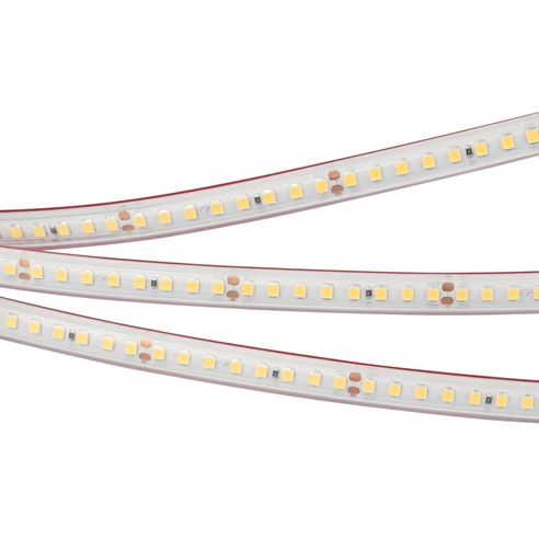 Лента светодиодная RTW 2-5000PS 24V Warm2700 2x (2835, 160 LED/m, LUX) (Arlight, 12 Вт/м, IP67)
