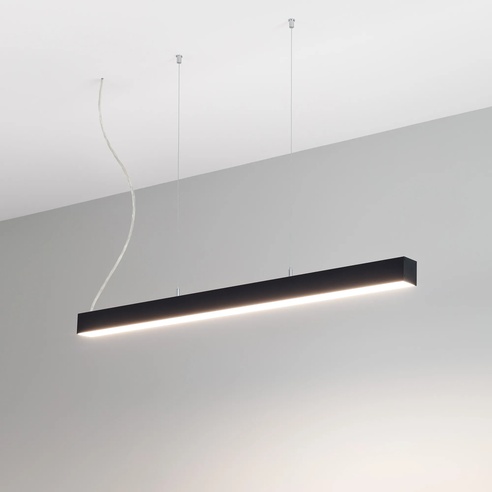 Профиль SL-LINE-5050-3000 BLACK (Arlight, Алюминий)
