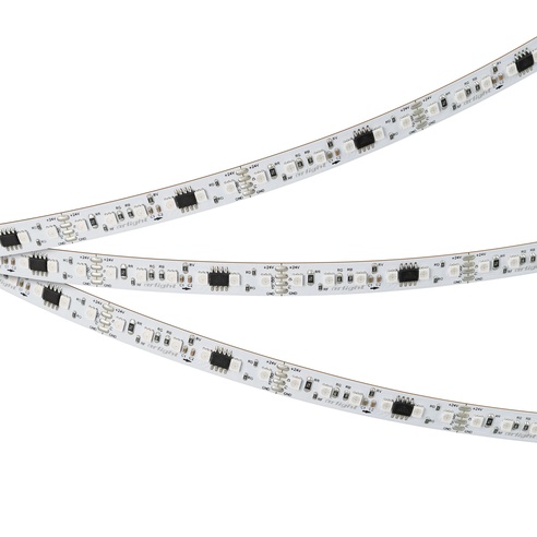 Лента светодиодная SPI-A120-10mm 24V RGB-PX6-BPT (23 W/m, IP20, 2835, 5m) (Arlight, бегущий огонь)