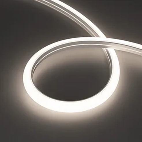 Лента герметичная MOONLIGHT-PRO-TOP-X320-16x15mm 48V White6000 (10 W/m, IP65, 30m, wire x2) (Arlight, Силикон)