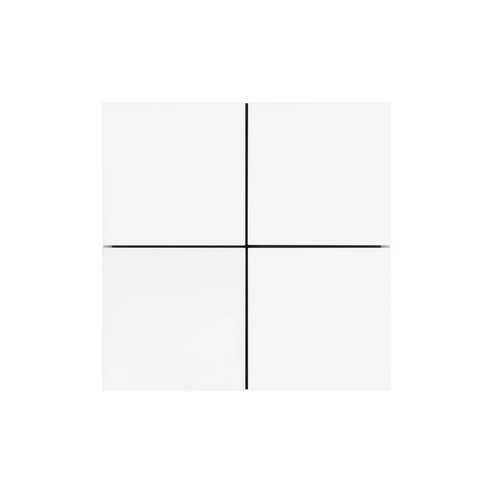 INTELLIGENT ARLIGHT Кнопочная панель KNX-304-23-IN White (BUS, Frameless) (IARL, IP20 Металл, 2 года)