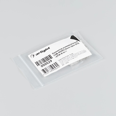 Коннектор универсальный COB-MONO-5mm-2pin-STS-STW-8-in-1 (Arlight, IP20 Пластик)