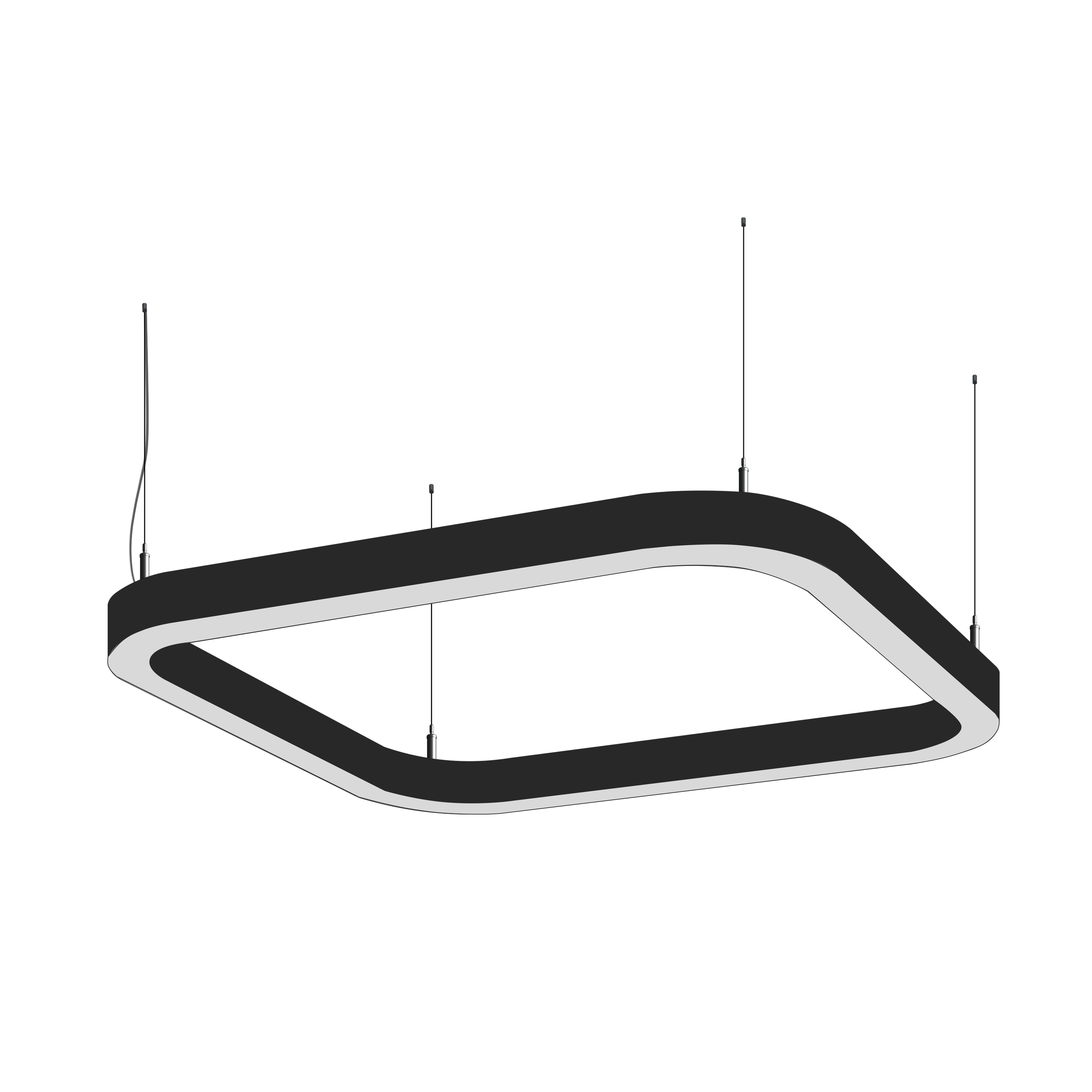 Cветодиодный фигурный светильник MS-ELLIPSE Суперэллипс 700mm 42W  3000/4000/6000К