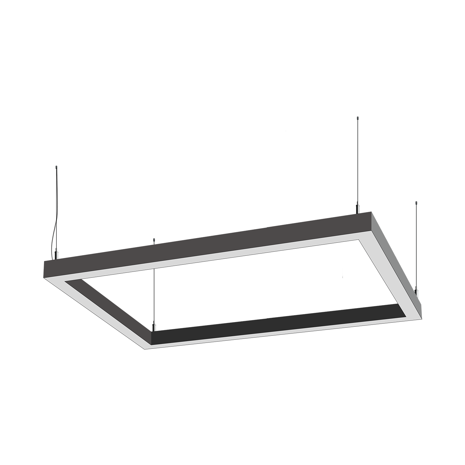 Светодиодный фигурный светильник MS-LONG BOX Прямоугольник 1000x500mm 110W 3000/4000/6000К