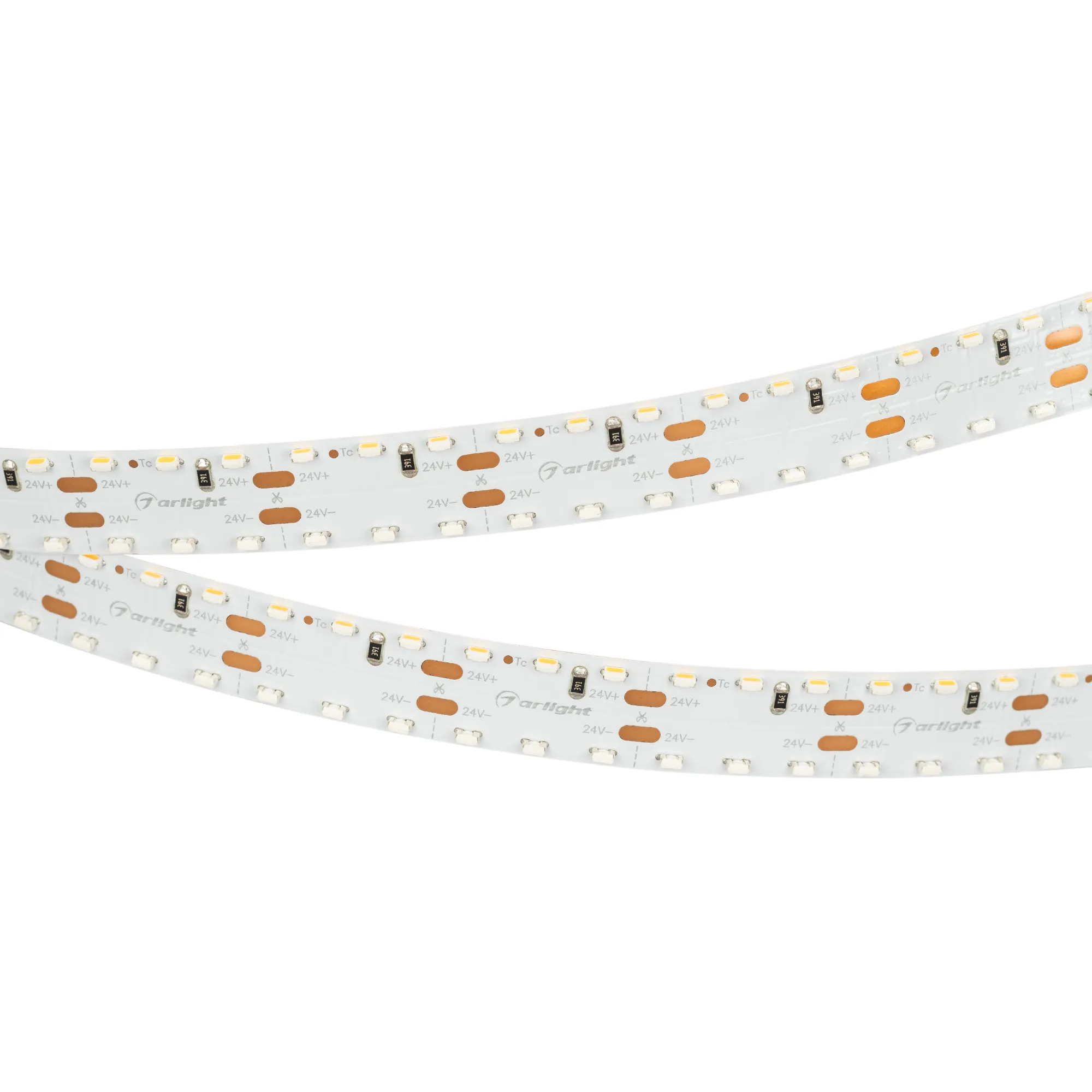 Лента светодиодная RS 2-5000 24V Warm2700 2x2 15mm (3014, 240 LED/m, LUX) (Arlight, 19.2 Вт/м, IP20) - изображение товара