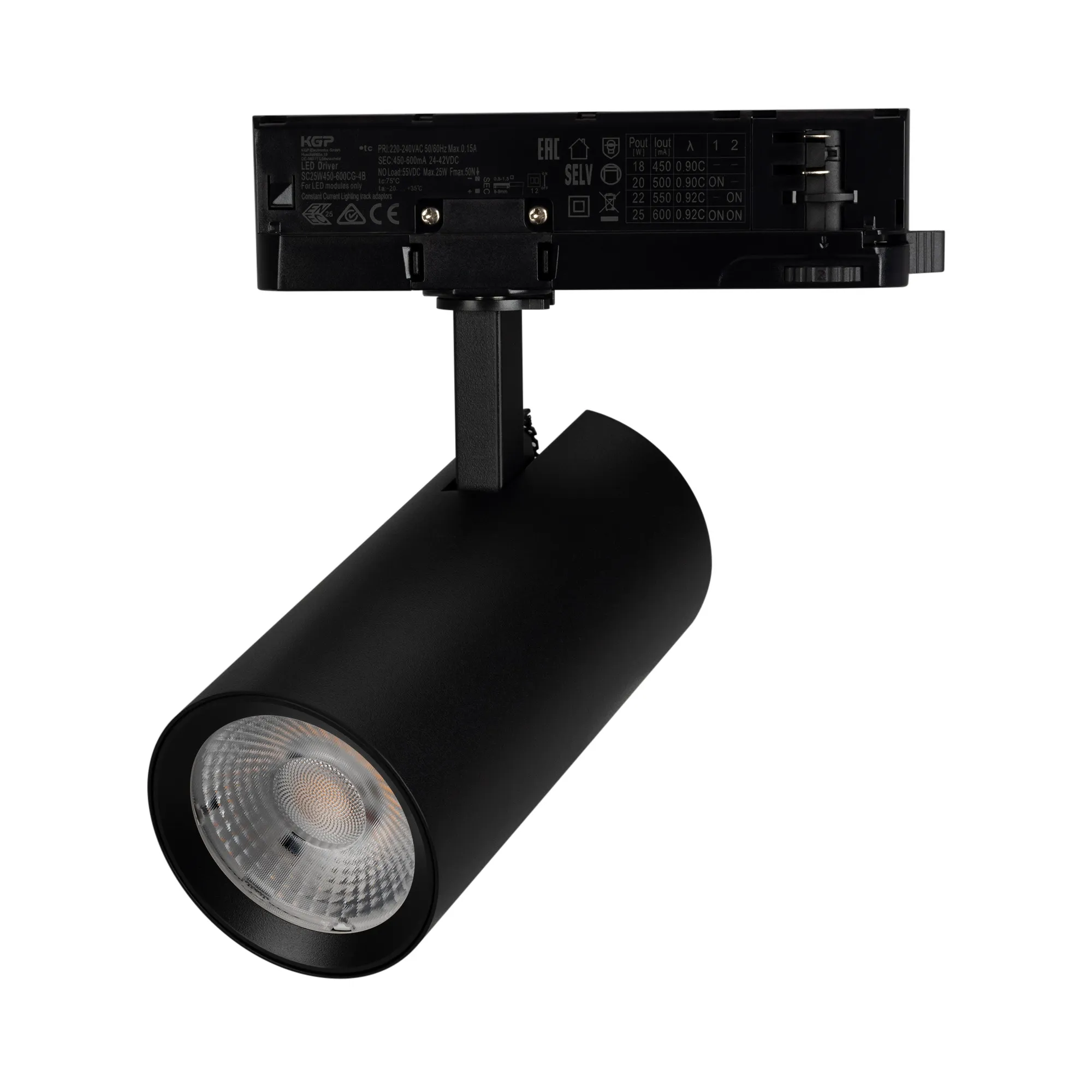 Светильник LGD-GERA-4TR-R74-20W Day4000 (BK, 55 deg, 230V) (Arlight, IP20 Металл, 5 лет) - изображение товара