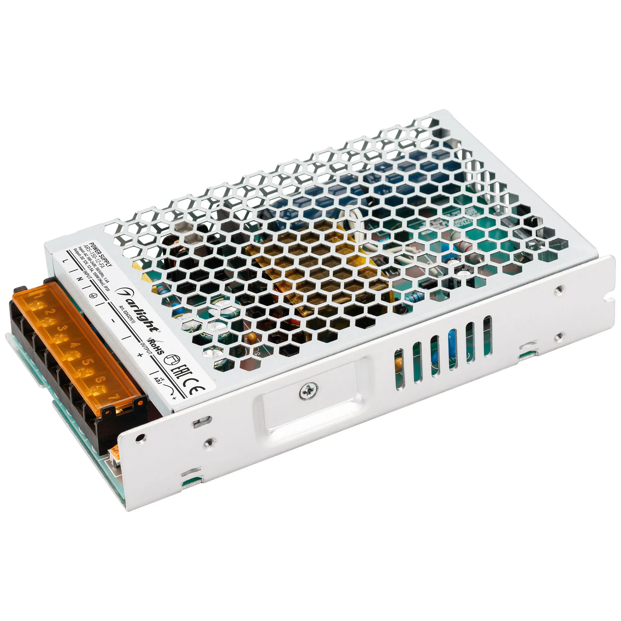 Блок питания ARS-150-12-FA (12V, 12.5A, 150W) (Arlight, IP20 Сетка, 3 года) - изображение товара