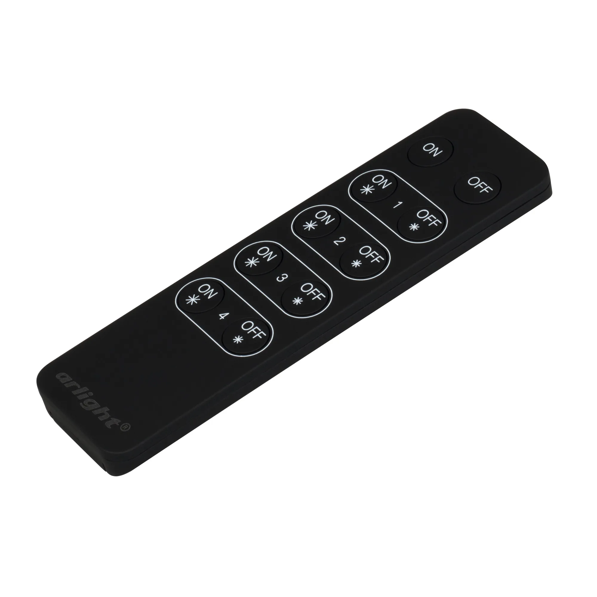 Пульт SR-2833K4 Black (диммер 4 зоны) (Arlight, IP20 Пластик, 3 года) - изображение товара