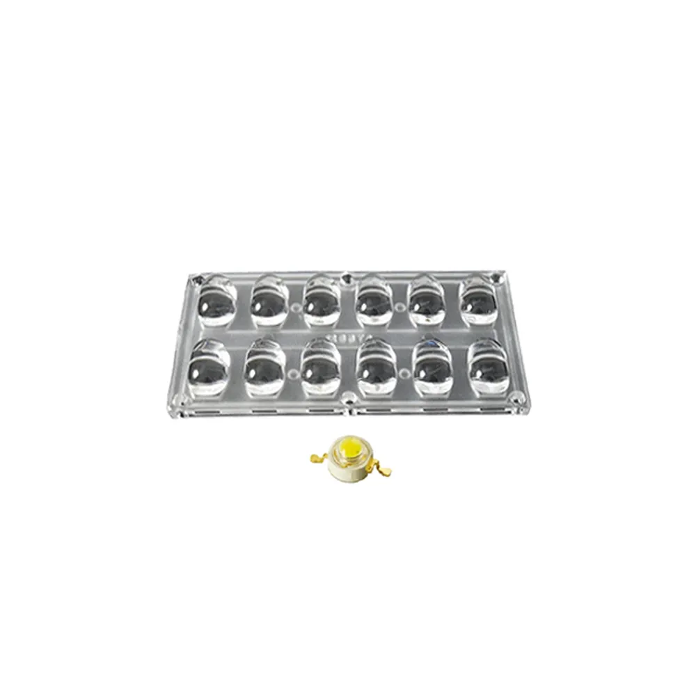 Блок линз 12BST-E (130x65°, 12x LED) (Turlens, -) - изображение товара