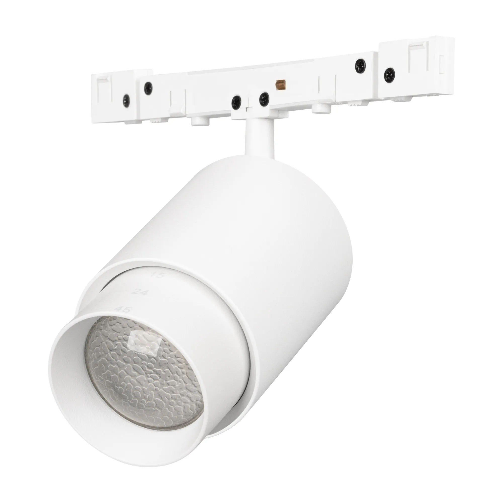 Светильник MAG-MICROCOSM-SPOT-ZOOM-R38-5W Warm3000 (WH, 10-55 deg, 24V) (Arlight, IP20 Металл, 5 лет) - изображение товара