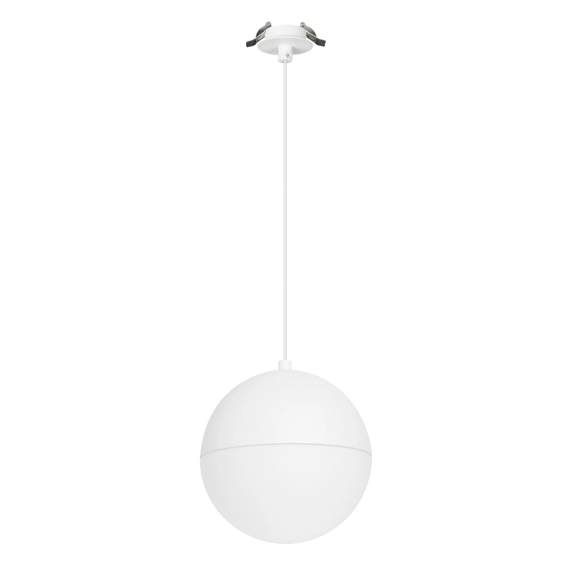 Cветильник SP-EMISFERO-HANG-BUILT-R200-16W Warm3000 (WH, 180 deg, 230V) (Arlight, IP20 Металл, 3 года) - изображение товара