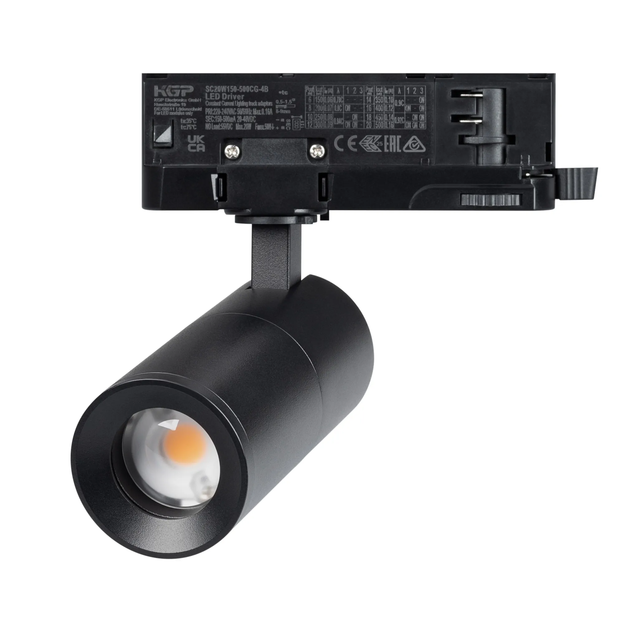 Светильник LGD-ARTEMIS-TRACK-4TR-R55-12W Warm3000 (BK, 8-80 deg, 230V) (Arlight, IP20 Металл, 5 лет) - изображение товара