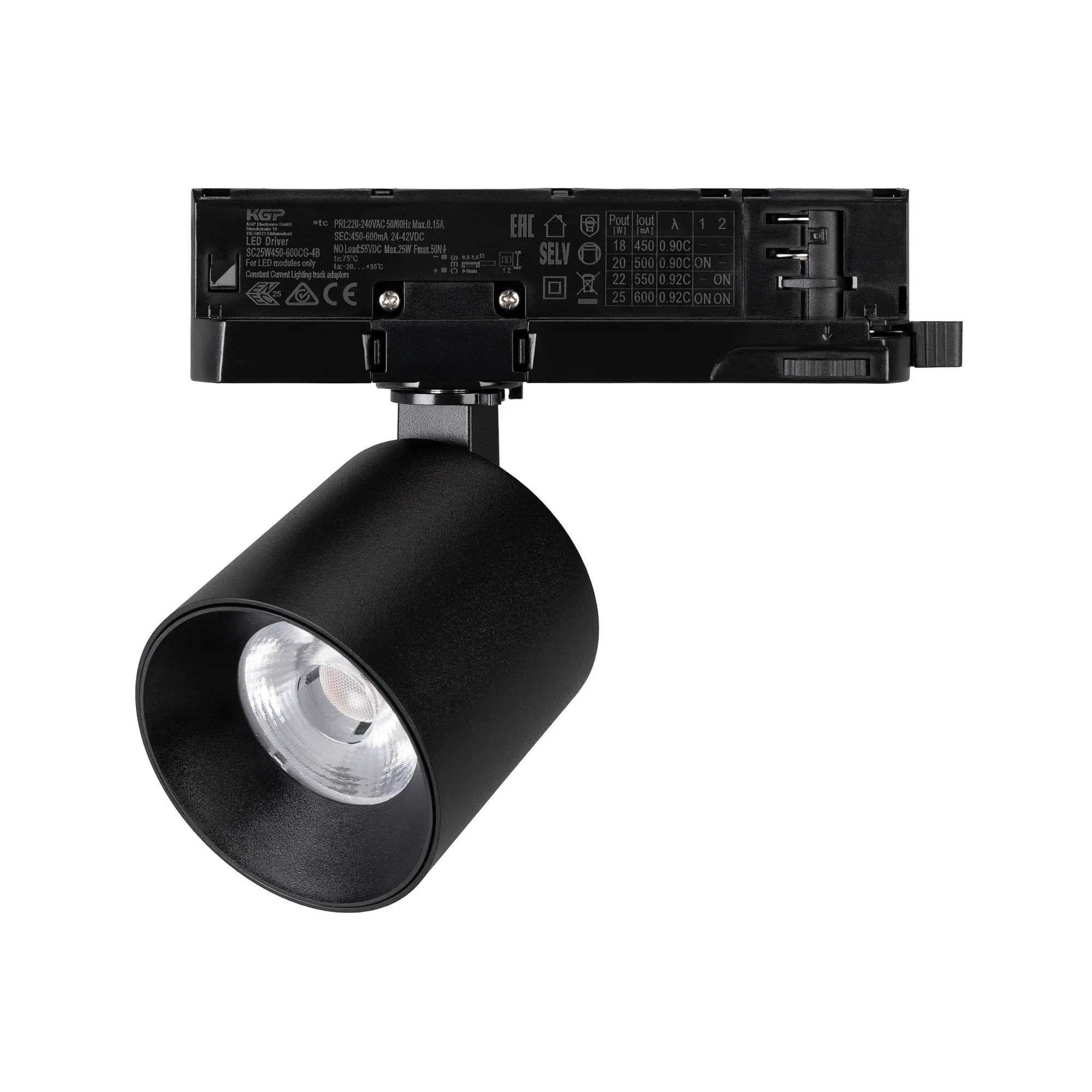 Светильник LGD-DYKE-4TR-R75-16W Warm3000 (BK, 38 deg, 230V) (Arlight, IP20 Металл, 5 лет) - изображение товара