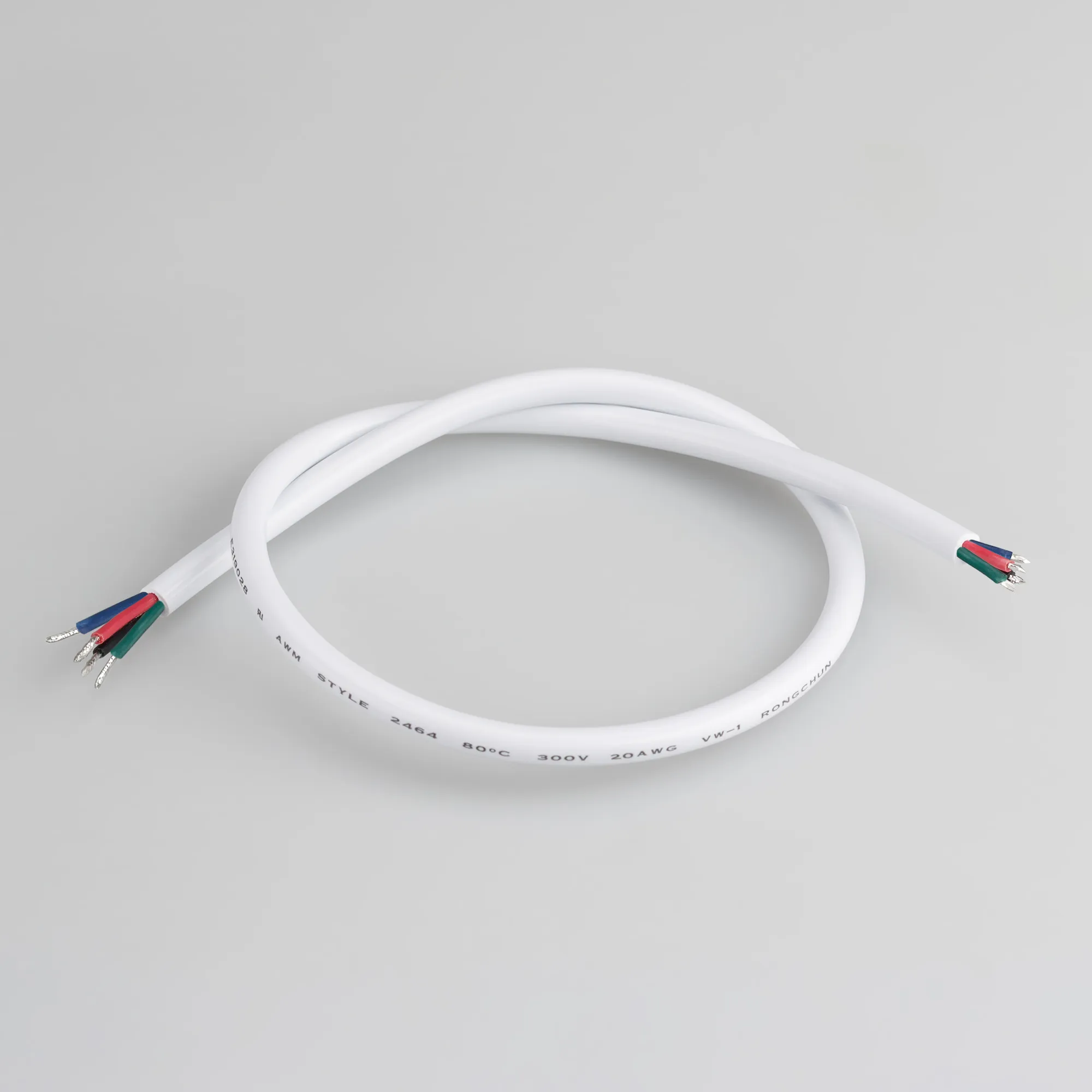 Провод питания ARL-MOONLIGHT-20AWG-4W-D6-CU-500 White (Arlight, Закрытый) - изображение товара