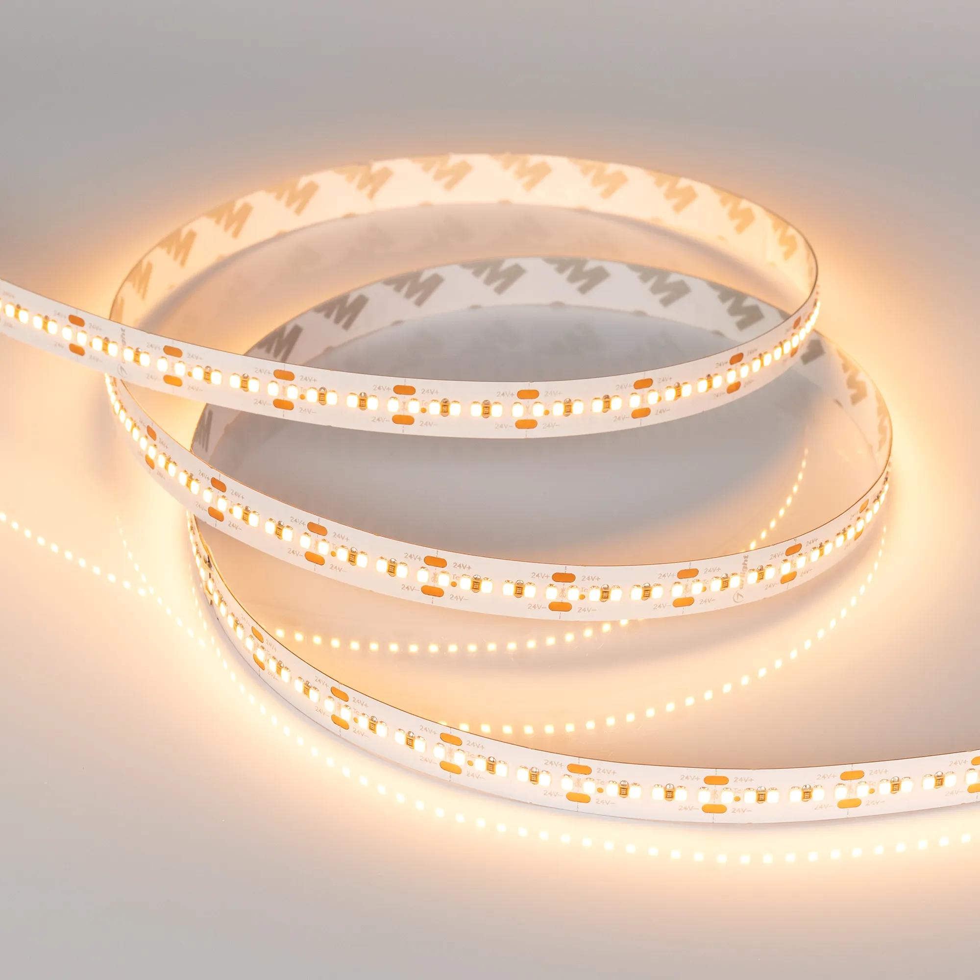 Лента светодиодная MICROLED-M300-10mm 24V Warm2700 (21.6 W/m, IP20, 2216, 5m) (Arlight, 21.6 Вт/м, IP20)
