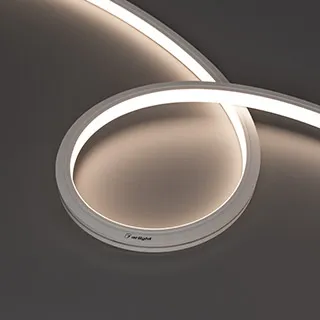 Лента герметичная MOONLIGHT-PRO-TOP-X320-13x12mm 48V Day4000 (9.6 W/m, IP67, 30m, wire x2) (Arlight, Вывод боковой, 7 лет) - изображение товара