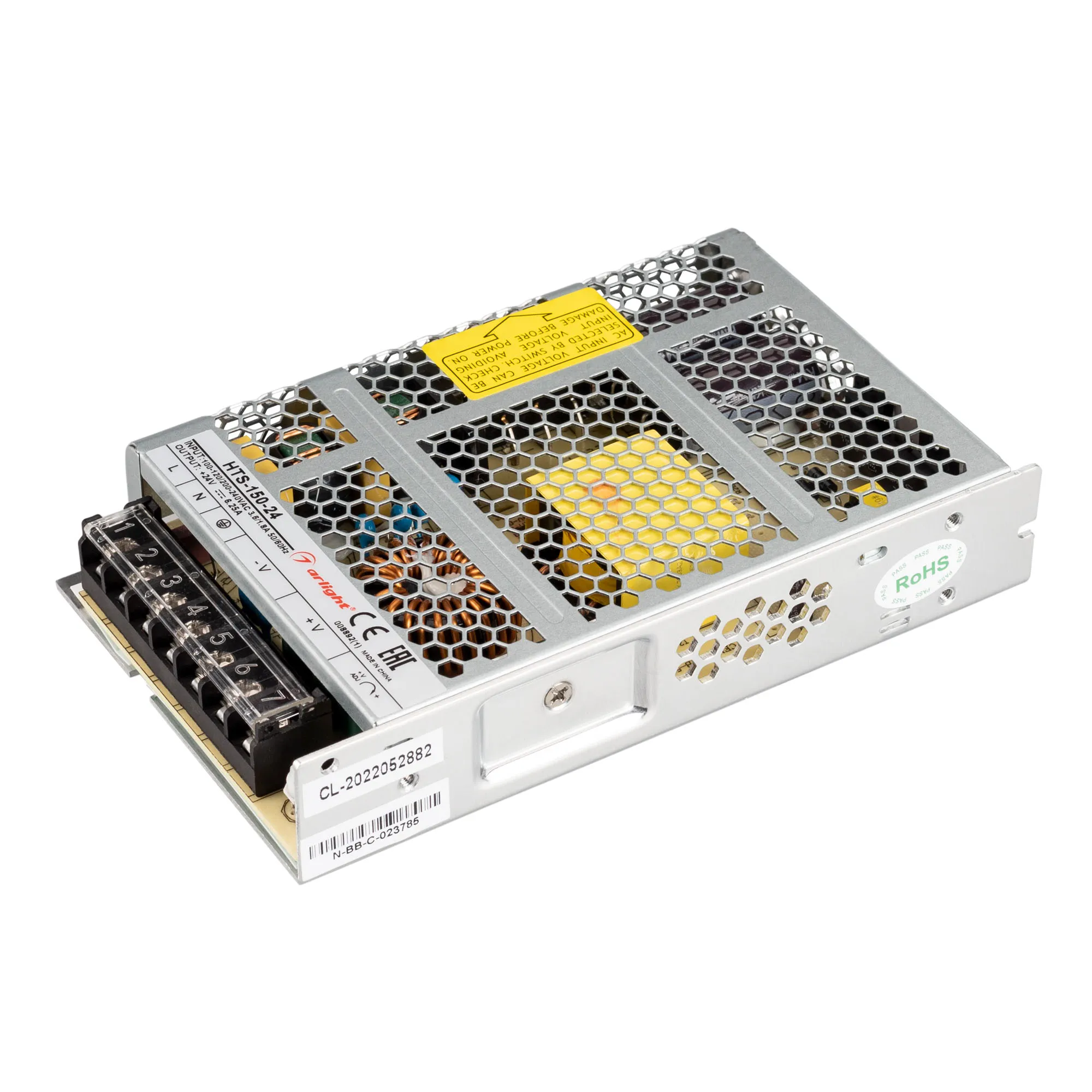 Блок питания HTS-150-24 (24V, 6.2A, 150W) (Arlight, IP20 Сетка, 3 года) - изображение товара