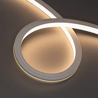 Лента герметичная MOONLIGHT-PRO-TOP-X320-20x20mm 48V Warm3000 (10 W/m, IP67, 30m, wire x2) (Arlight, Вывод боковой, 7 лет) - изображение товара