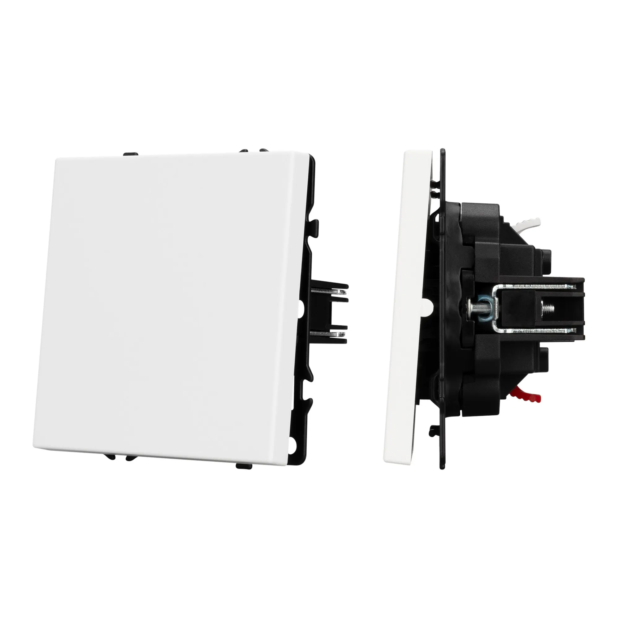 Механизм звонкового выключателя SWT-NOBE-MKR1-SFPL-L-WH (230V, 10A) (Arlight, Белый кварц)