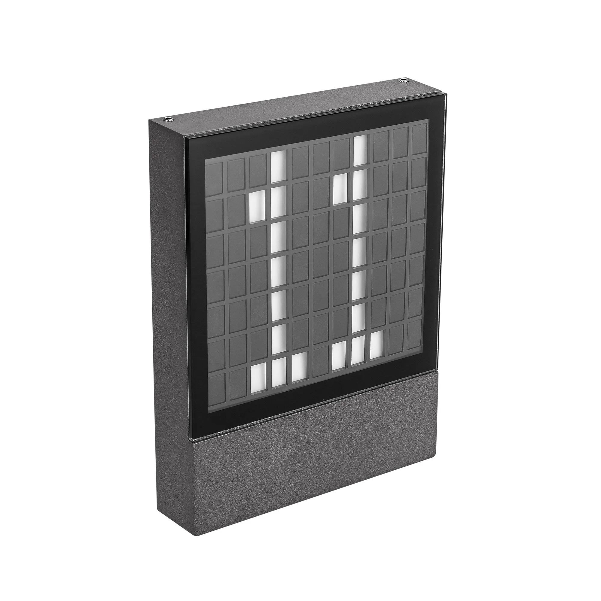 Светильник LGD-SIGN-WALL-S150x200-3W Warm3000 (GR, 148 deg, 230V) (Arlight, IP54 Металл, 3 года) - изображение товара